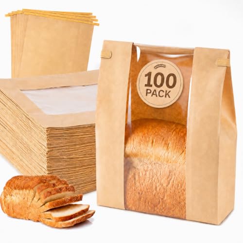 100 Bread Bags for Homemade Bread