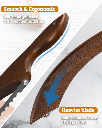 16.5" Bread Slicer (Dark Brown)