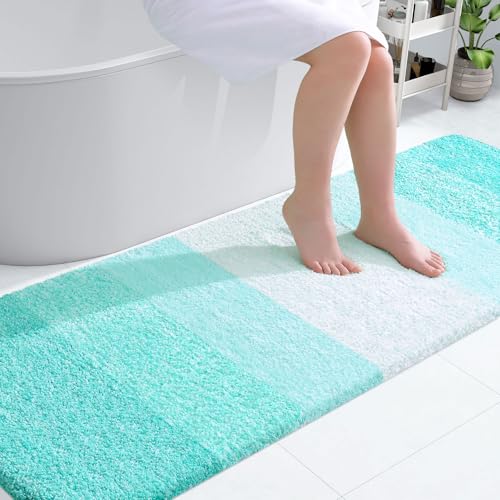 Bathroom Runner Rug 70x24 (70" X 24" / Teal)