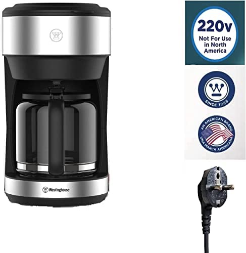 220 volts Coffee Maker with Permanent Filter and Hot Plate