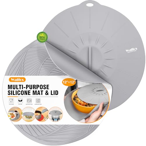 Silicone Microwave Mat & Lid Set