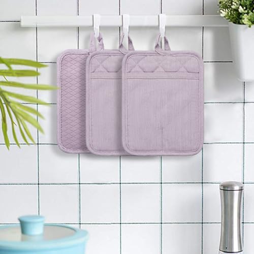 Pot Holders Yarn (Potholders / Purple Pot Holders)