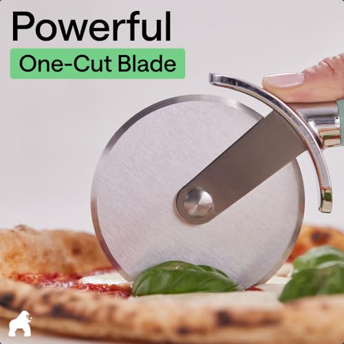 Patented Stainless Steel Large Pizza Cutter Wheel (Mint)