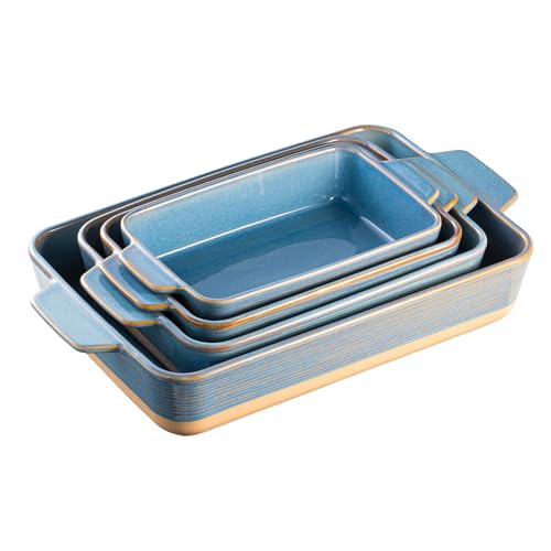 Casserole Dishes for Oven (Blue Yellow)
