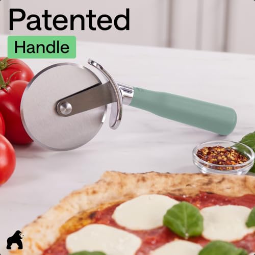 Patented Stainless Steel Large Pizza Cutter Wheel (Mint)