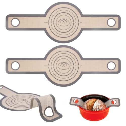 Silicone Bread Sling for Dutch Oven 2 Pcs (2 PCS Round)