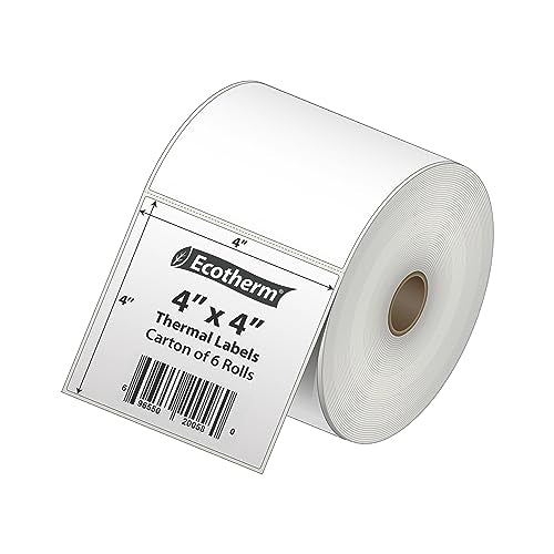 4" x 4" Thermal Labels (4200 Count)