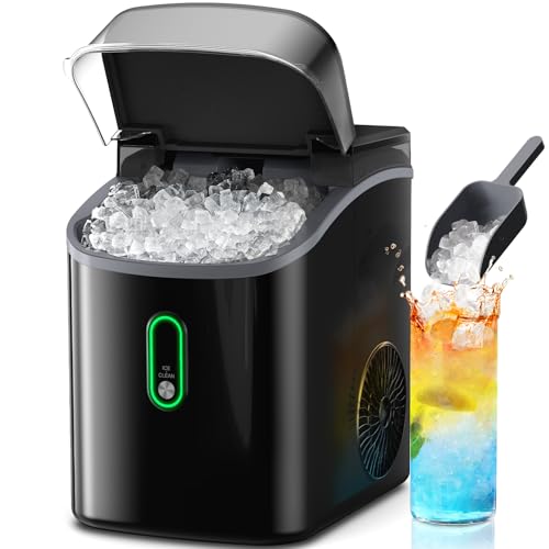 Nugget Ice Makers Countertop (Black / 33 lbs)
