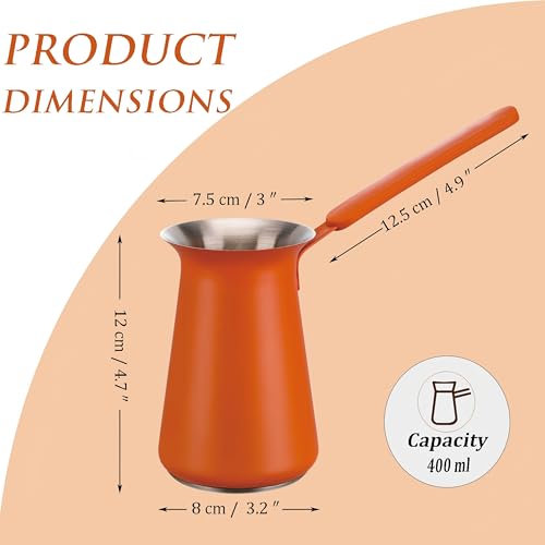 Turkish Coffee Pot Set (SET-Orange)