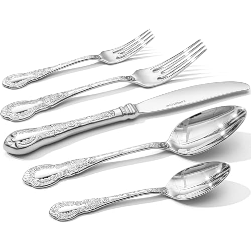 Silverware Set for 8 (40-Piece / Silver)
