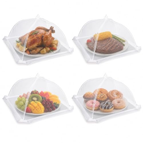 Food Cover 4 Pack Mesh Food Tent (4*14inch)