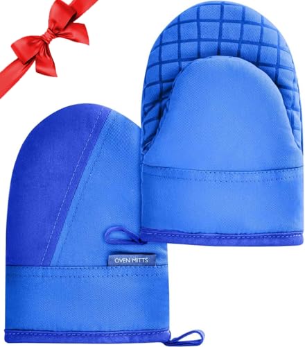 Mini Oven Mitts (Dark Blue)