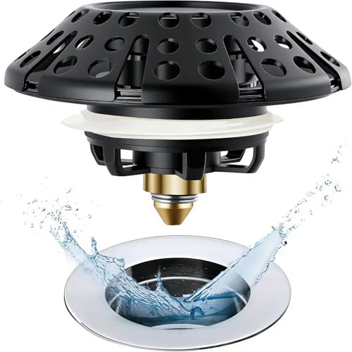 Bathtub Drain Stopper (Matte Black)