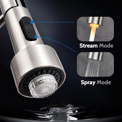 LED Kitchen Faucet (Brushed Nickel)