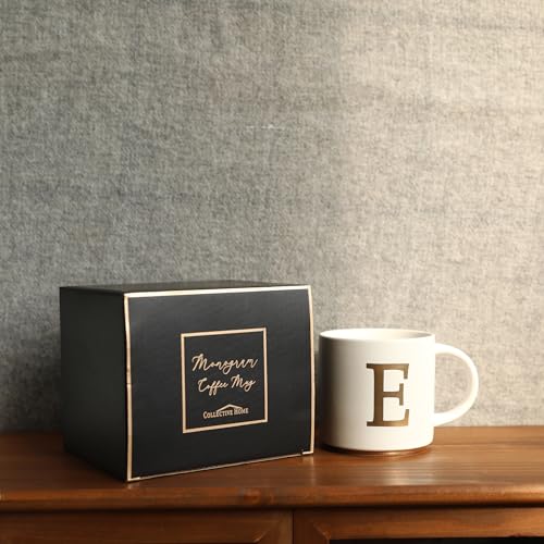 Monogram Ceramic Mugs (gold-E)