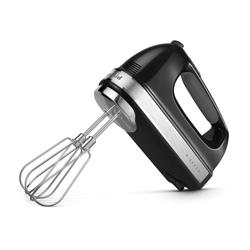 9 Speed Hand Mixer w (Onyx Black / 9 Speed / Mixer)