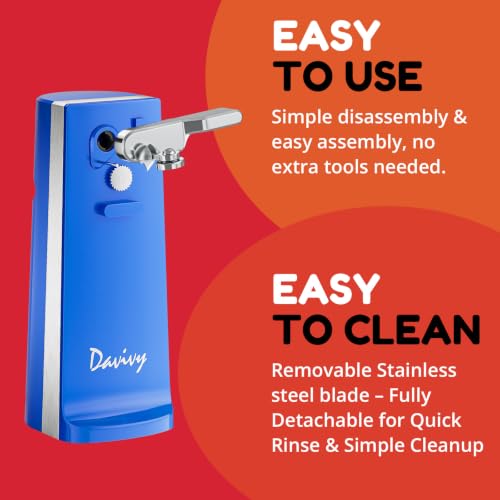Electric Can Opener (Blue-ABS)