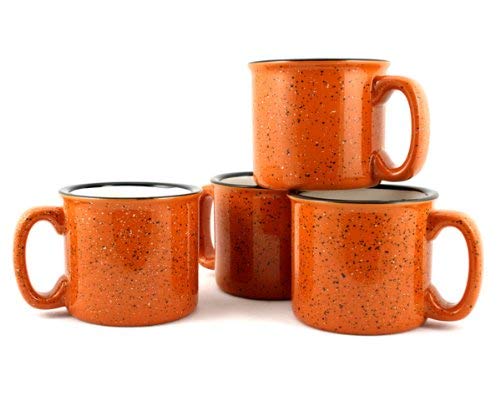 Ceramic Campfire Mug (Burnt Orange)