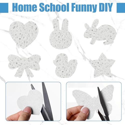 48 Pcs Sponges Bulk Sponges Kitchen Compressed Sponge (White)