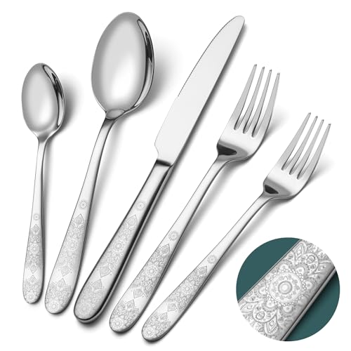 40 Piece Flatware Set (Silver Pattern)