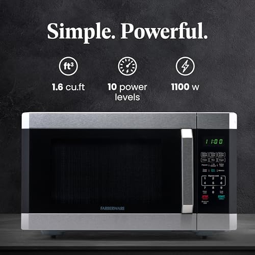 1.6 Cu. Ft. Countertop Microwave Oven (1.6 Cu. Ft. / Stainless Steel)