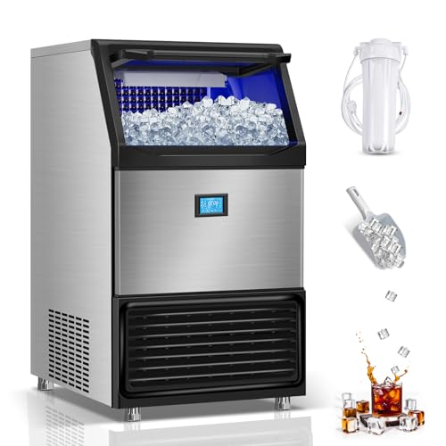 Commercial Ice Maker Machine 550LBS (Clear Ice Cubes - 550LBS/24H)