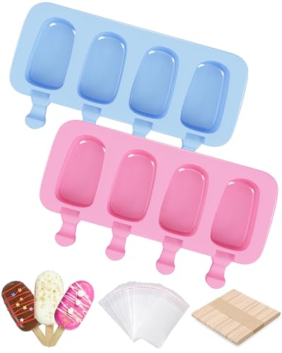 Popsicle Molds Set of 2 (Pink, Blue)