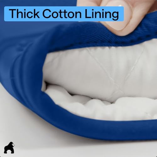 Silicone Oven Mitts (Blue / 14.5" Oven Mitts)
