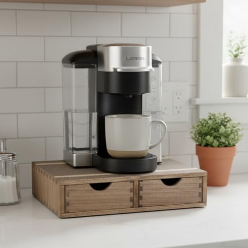 Coffee Pods Storage Drawer Holder for Capsules (HD-CF1D2C-DK-US)