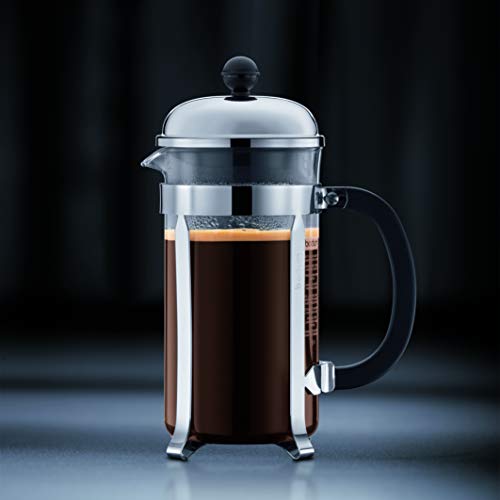 34oz Chambord French Press Coffee Maker (Matte Chrome / 34 oz)