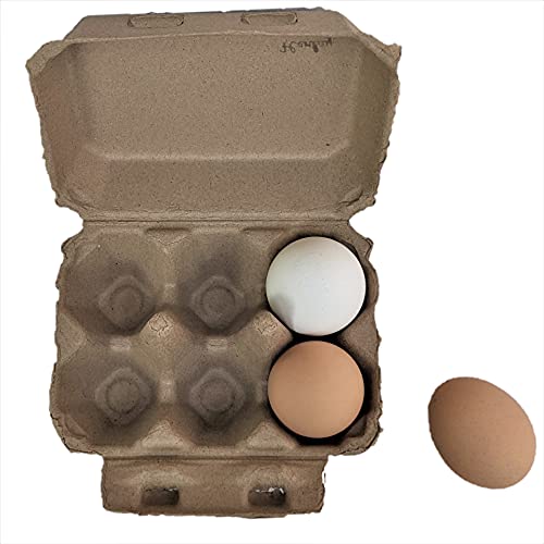 Half Dozen Blank Egg Cartons (Tan / 100)