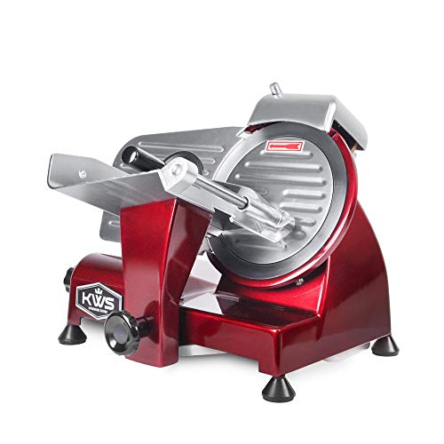 KWS MS 6RS Premium Compact 200W Electric Meat Slicer (Red)