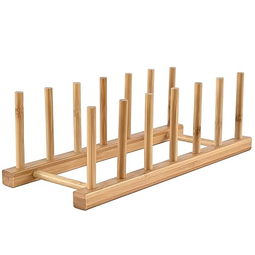 Bamboo Wooden Dish Rack (Pack of 1)