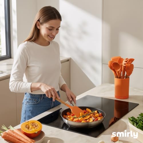 Silicone Kitchen Utensils Set (Orange)