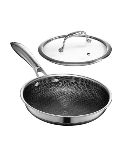 8" Hybrid Nonstick Frying Pan with Lid (Pan + Lid / 8-inch)