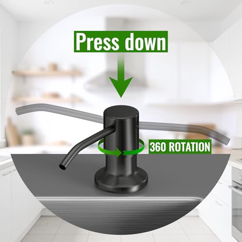 Kitchen Sink Soap Dispenser (Black02)