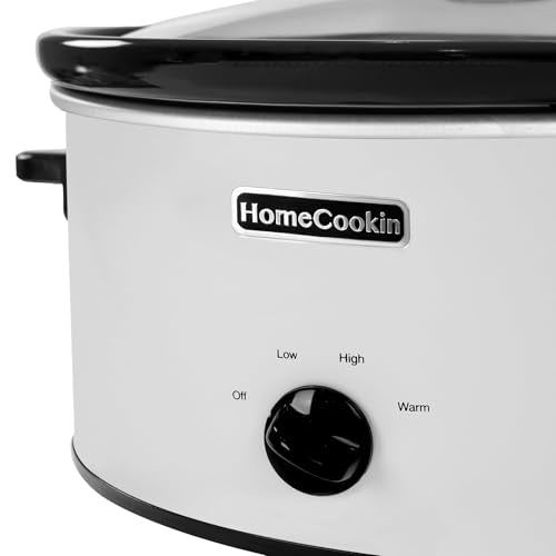 8 Quart Slow Cooker Oval Manual Pot Food Warmer with 3 Cooking Settings