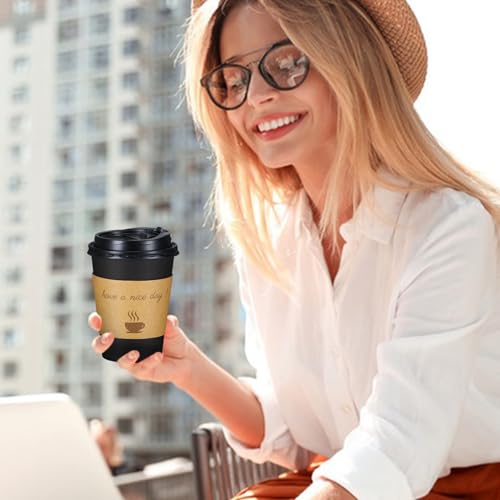 12 oz Coffee Cups 50 Pack (12oz-50p)
