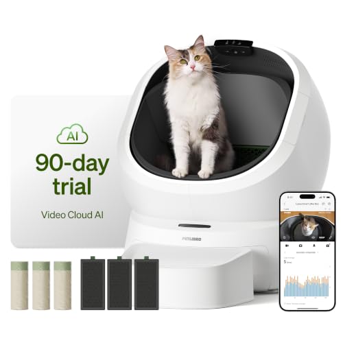 Automatic Litter Box with AI (White / AI Bundle)