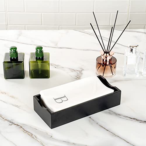 Silver B White Linen Feel Guest Towel Napkin (Silver / 2000 Count / B)