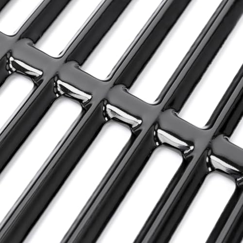 19.5 Inch Porcelain Grill Grates for Weber Genesis 300 Series (19.5"×12.9“, 2 Pack)