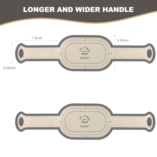 Silicone Bread Sling (2 Pcs Grey Oval)