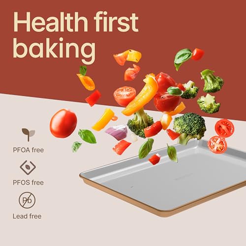 Bakken 8 Piece Stackable Bakeware Set (Gold / Pack of 8)