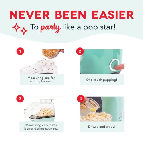 Fresh Pop Popcorn Maker (Aqua / 16 cups)