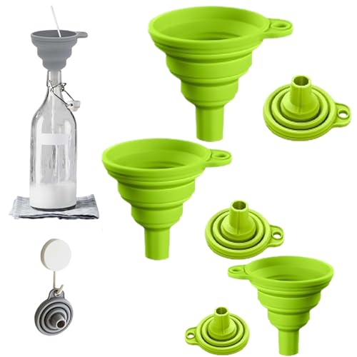 Kitchen Funnel Set (Green / 1Set 11+14+20g)