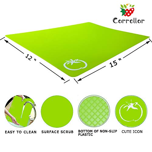8pcs Flexible Plastic Cutting Board Mats