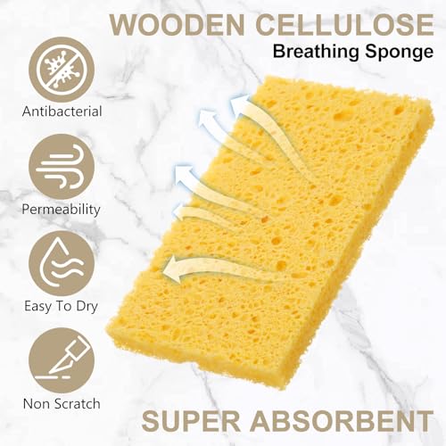 100 Pcs Sponges Bulk Sponges Kitchen Compressed Sponge (100 Count)