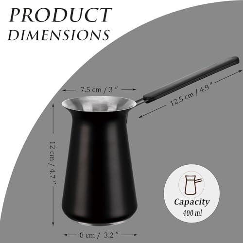 Turkish Coffee Pot (Black)