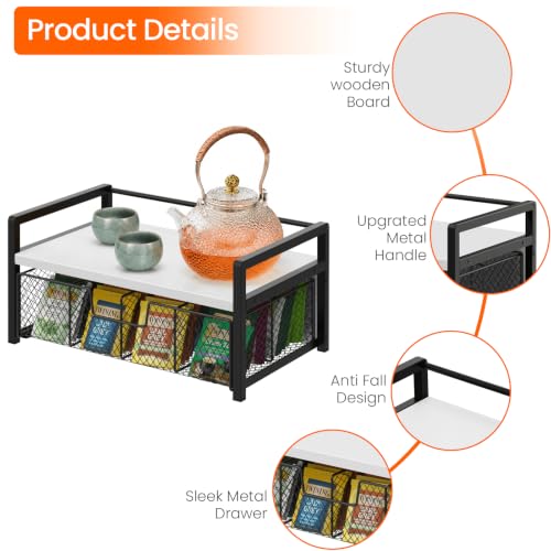 Tea Bag Organizer (White)