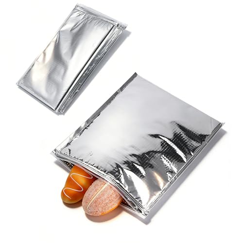 Insulated Food Storage Bag with Zipper Design